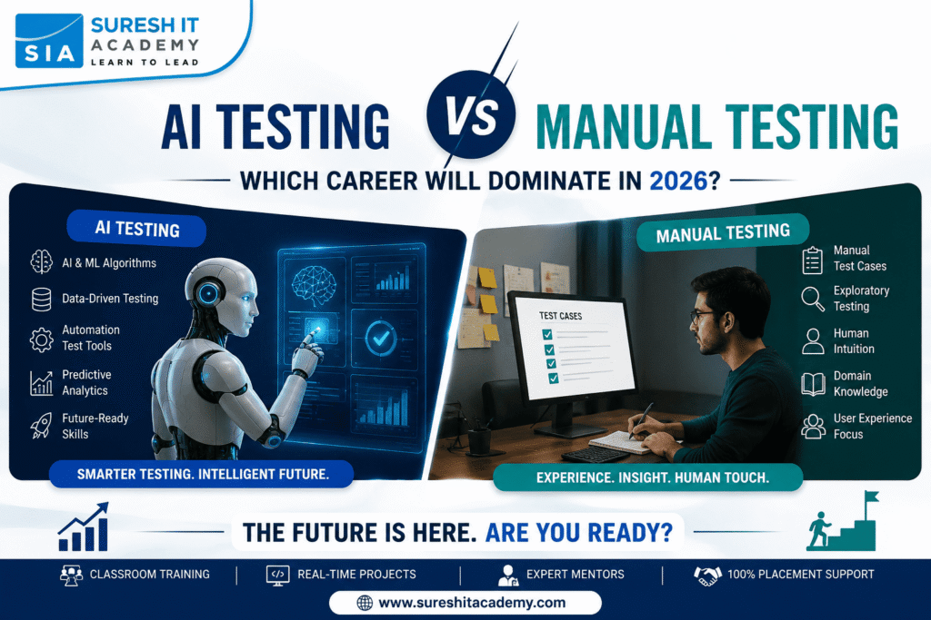 AI Testing Vs Manual Testing: Which Career Will Dominate in 2026?
