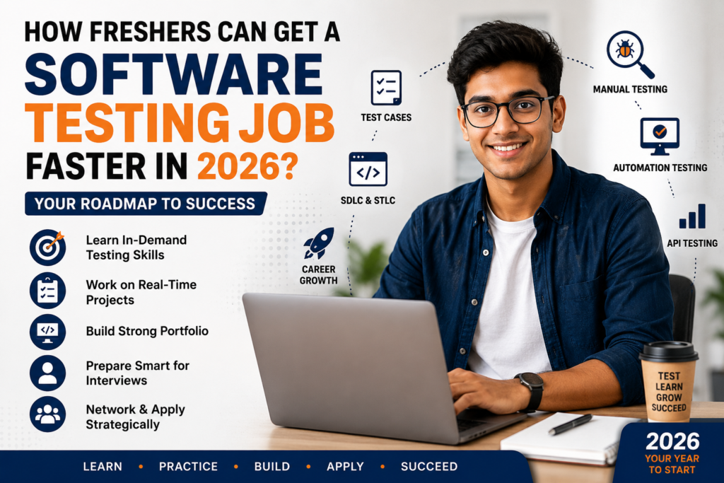 HOW FRESHERS CAN GET A SOFTWARE TESTING JOB FASTER IN 2026? 