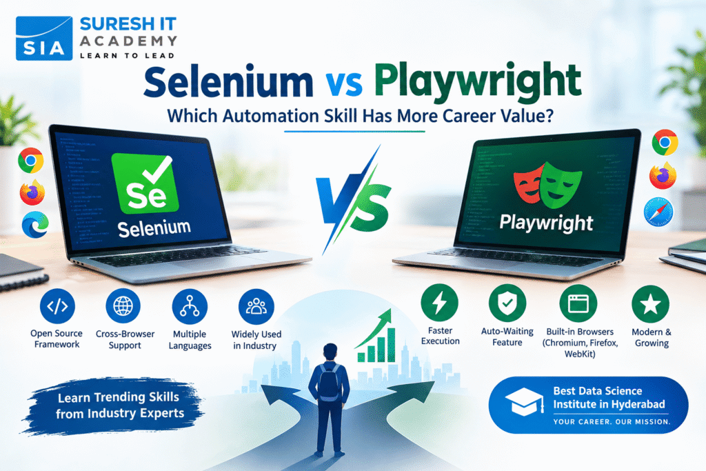 Selenium vs playwright: which automation skill has more career value?