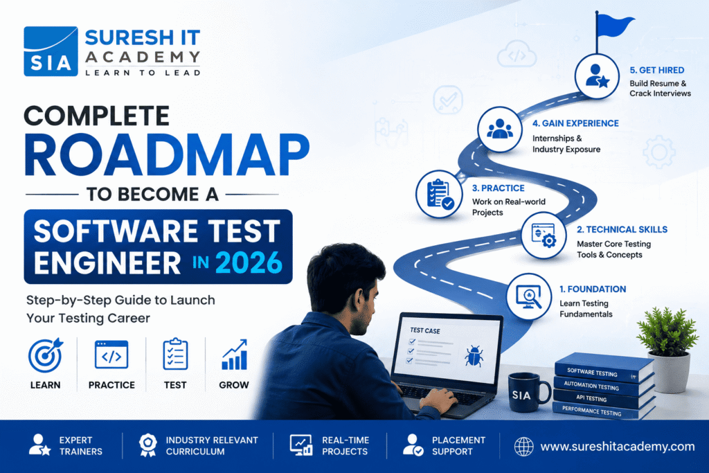Complete Roadmap To Become A Software Test Engineer In 2026